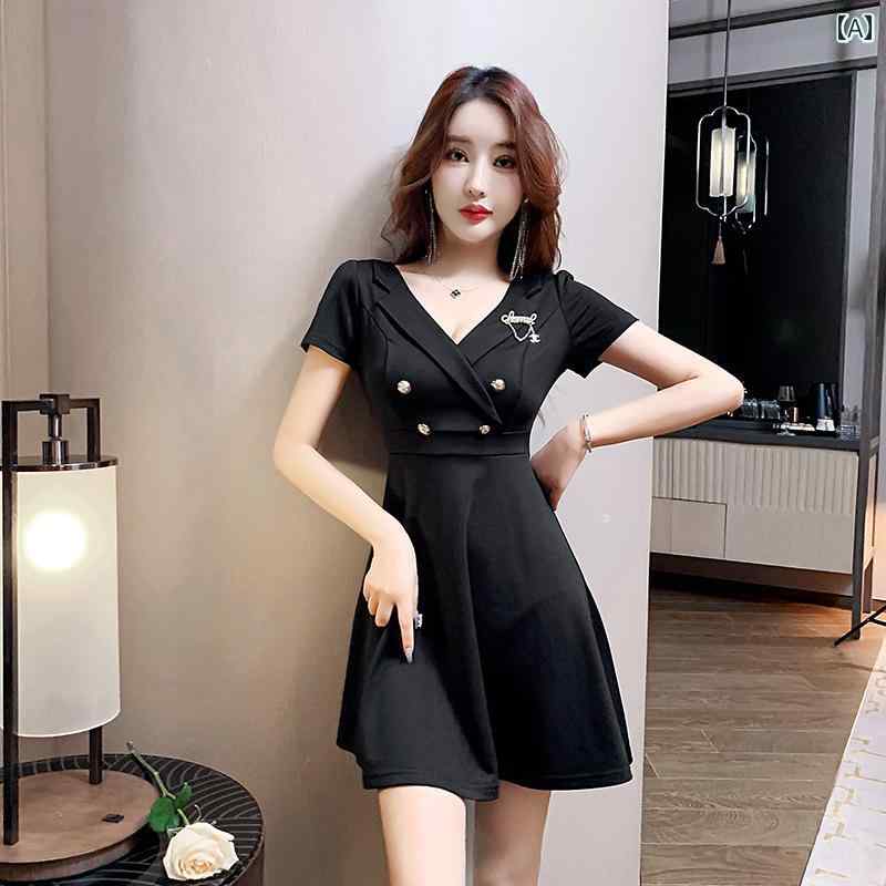 キャバドレス パーティー ミニスカート スリム 接客 ラウンジ キャバ 夜の蝶 アゲハ 夏 衣装 ワンピース セクシー 魅惑 艶やか アーバン スタイリッシュ レディース