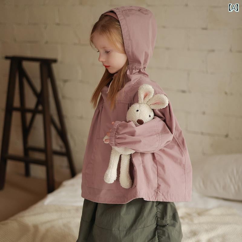 キッズ 子供服 ベビー服 赤ちゃん トップス ジャケット コート フード カジュアル 薄手 おしゃれ 春夏