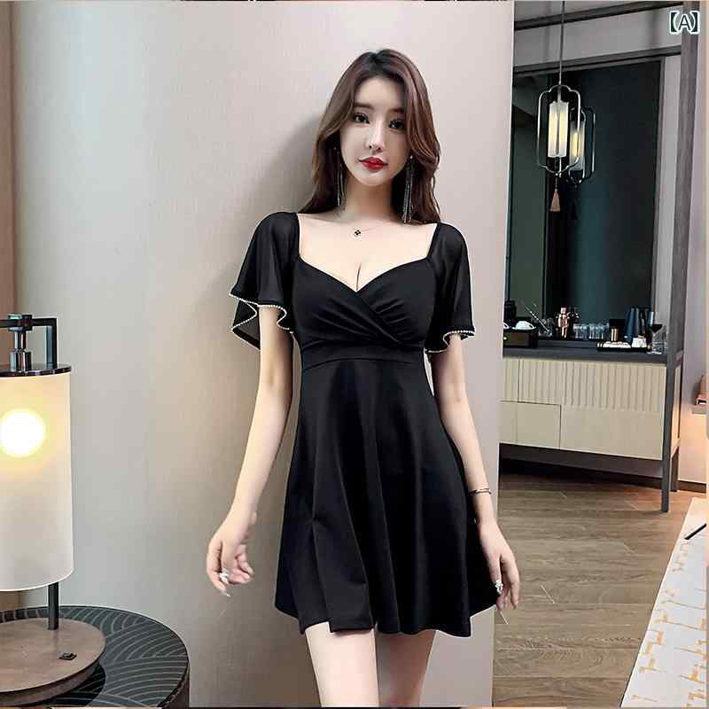 キャバドレス パーティー ミニスカート スリム 接客 ラウンジ キャバ 夜の蝶 アゲハ 衣装 ワンピース セクシー 魅惑 艶やか アーバン スタイリッシュ レディース