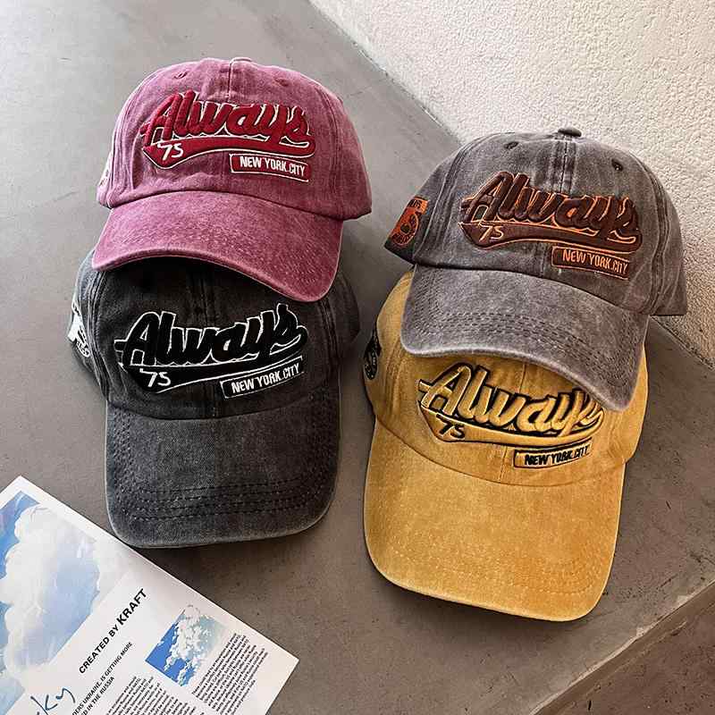 ベースボールキャップ カジュアル 頭囲 大きめ レディース アメリカン レトロ ダメ...