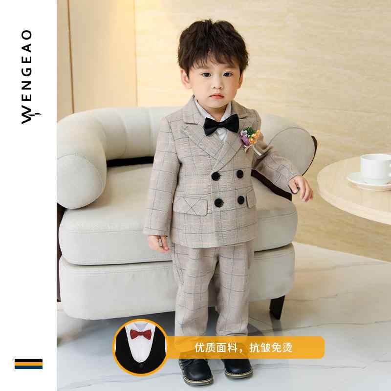 フォーマル スーツ キッズ 子供服 発表会 おしゃれ ファッション ドレス 春秋 英国風 フラワーガール 結婚式 パーティー セット ボーイズ 赤ちゃん品 ジャケット パンツ