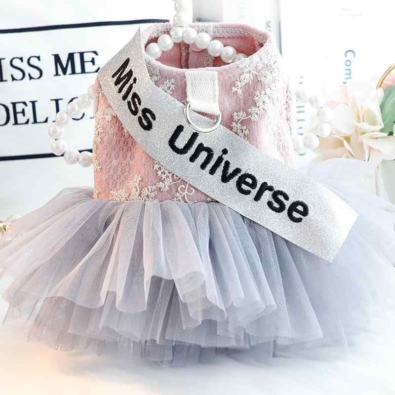 犬服 ドッグ キャット ウェア 秋冬服 猫服 プリンセス ドレス ミスユニバース 小型犬 テディ ペット ピ..