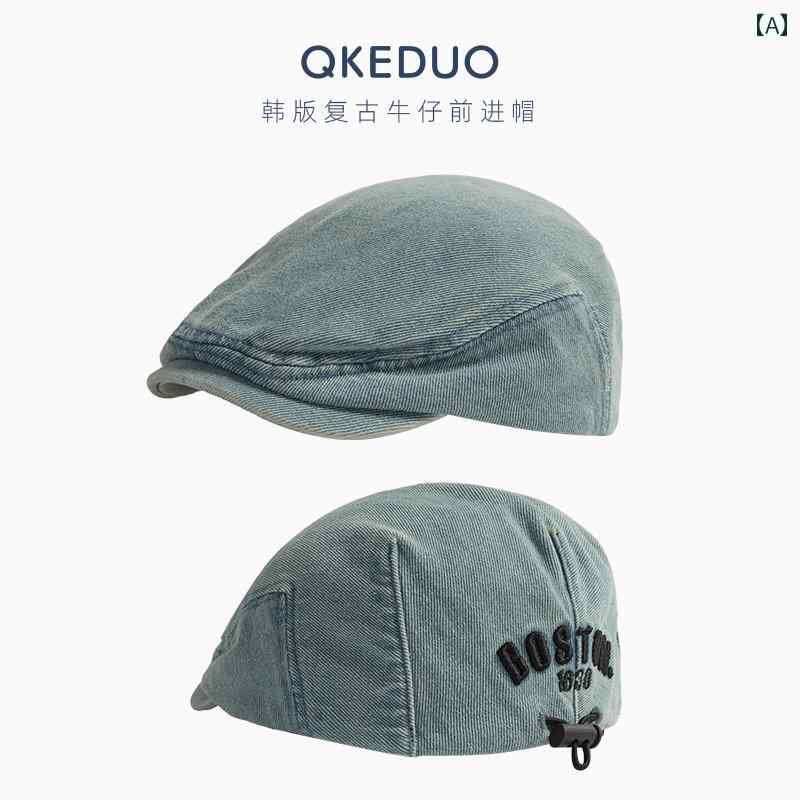 ハンチング帽 おしゃれ キッズ イン 韓国 ベビー 帽子 レトロ 子供用 カウボーイ フォワード ハット 春夏 ベレー 帽 男の子 ガールズ用