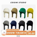 帽子 韓国 ソリッドカラー 手編み ウール帽子 レディース 秋冬 暖かい 耳保護 ニット帽子 学生