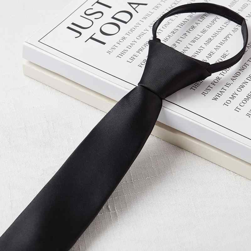 Other - ネクタイ レディース おしゃれ シンプル ブラック グロッシー ジッパー ワンタッチ 子供 男の子 子供 イギリス 女子 パフォーマンス 学生 アクセサリー