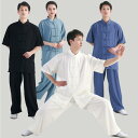 カンフー服 太極拳ウェア 武術着 体操 スポーツ トレーニングウェア コットン 中国 太極拳 練習 競技 パフォーマンス エレガント メンズ レディース