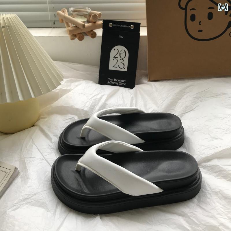 レディース カジュアル サンダル かわいい 厚底 ビーチ アウター 秋 ファッション 休暇用 プラットフォ..