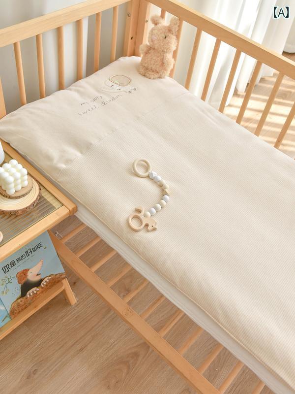 ベビーベッド 敷布団カバー 寝具 シンプル ナチュラル かわいい ベビー 赤ちゃん キッズ 乳幼児 子供 ..