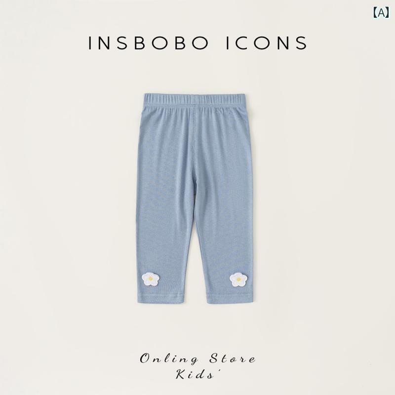 レギンス スパッツ シンプル カジュアル かわいい ベビー 赤ちゃん キッズ 乳幼児 子供 ベビー服 キッズファッション 子供服 女の子 夏