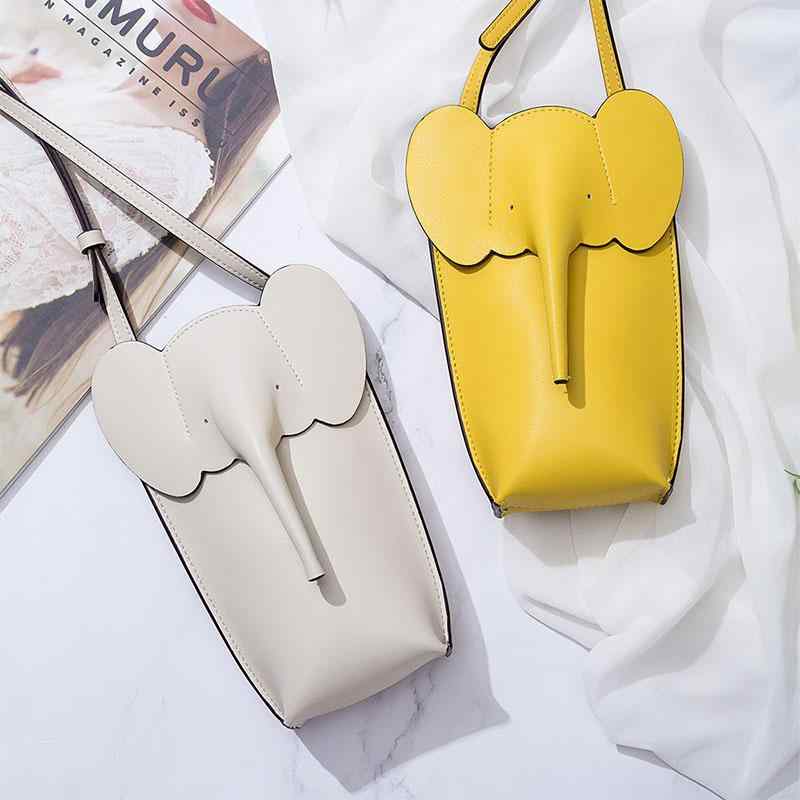 ショルダーバッグ クロス ボディバッグ レディース おしゃれ かわいい 多 牛革 象 携帯電話 スマホ ファッション ミニ 小さめ 韓国