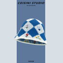 帽子 花 刺繍 チェック レディース 秋冬 ニット フィッシャーマンハット 小顔効果 期待 ウールバケット ハット