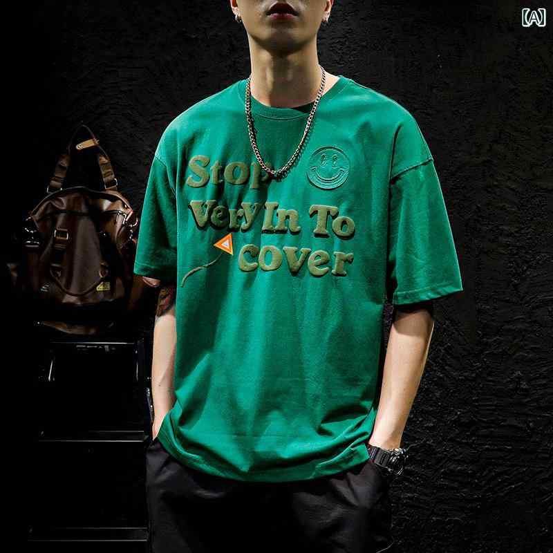 Other - Tシャツ アメカジ 半袖 夏 ゆったり 大きめサイズ ベーシック シンプル カジュアル ホームウェア トップス メンズ ファッション デイリー