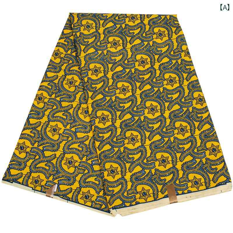 生地 DIY カットクロス 裁縫 洋裁 衣装製作 アフリカ ガーナ ポリエステル ワックス ウェディング ドレス