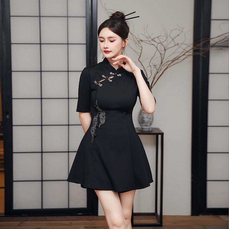 Other - ドレス スカート キャバドレス ナイトクラブ ラウンジ 制服 美容系 接客 ユニフォーム レディース 高級感 女性 チャイナ ショップ