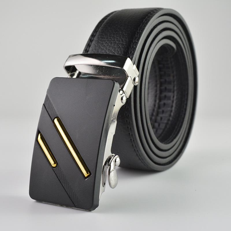 メンズ カジュアル ベルト 穴なし ベルト ライチ パターン 耐 傷性 耐摩耗 ビジネス 自動 バックルベルト
