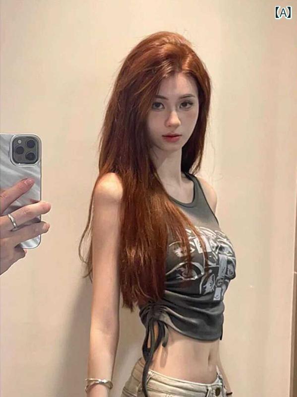 レディース ショート キャミソール トップス モテ服 セクシー お腹見せ カジュアル かわいい おしゃれ ..