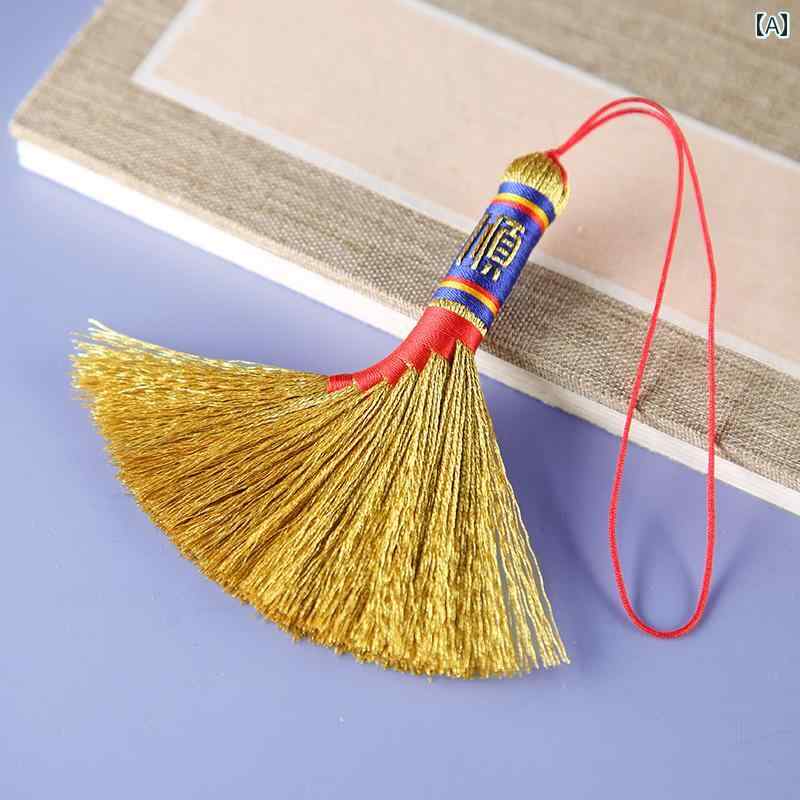 ペンダント バッグ ぶら下げ ペンダント 小さめ ほうき 赤ちゃん ベッド サイド ほうき 赤ちゃん 睡眠 アクセサリー ほうき ゴールド ほうき タッセル
