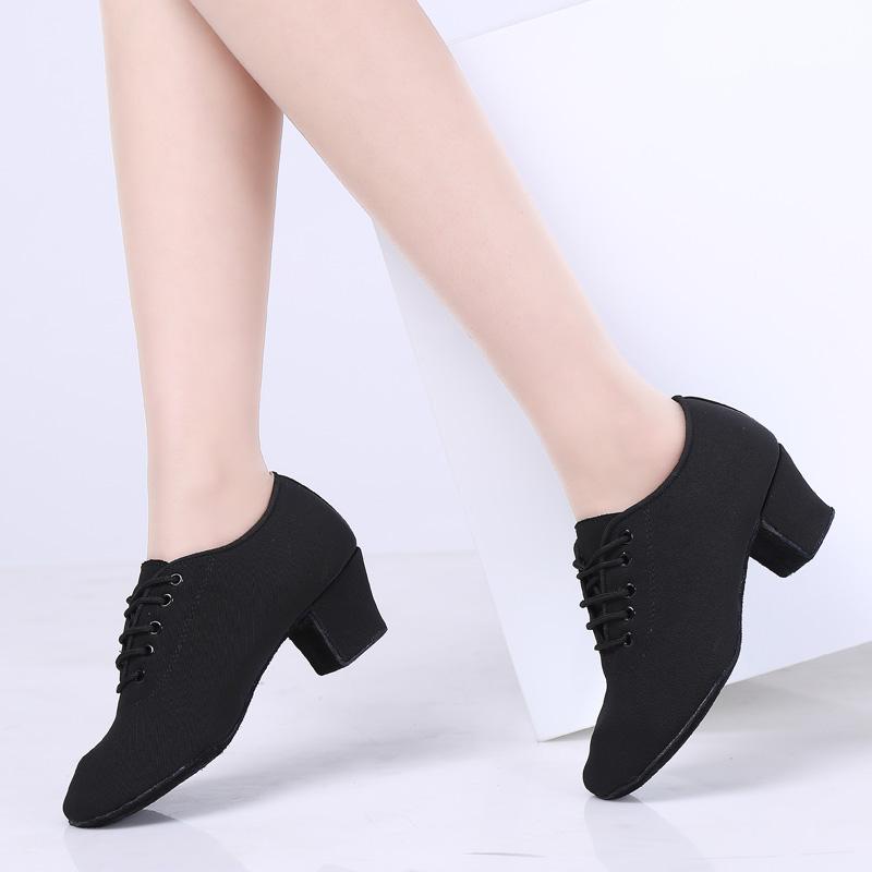 シューズ 靴 ダンス レディース 大人 ラテンダンス 布 教師 モダン 子供 ソフトソール 社交ダンス スク..