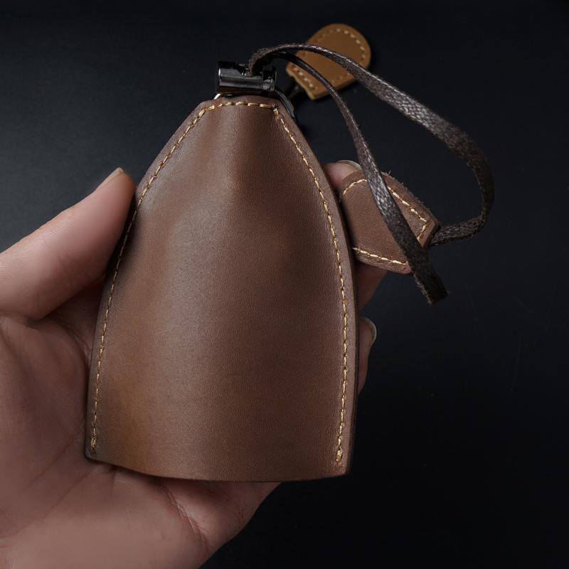 レトロ 牛革 車 キー バッグ メンズ レディース キーケース キーホルダー