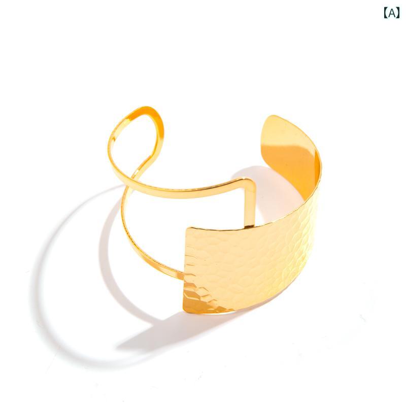 アクセサリー ビーチ 水着 エスニック サマーフェス ビキニ ボヘミアン 幾何学的 美的 抽象 メタル ステッチ ブレスレット 女性 春 ストリート フォト