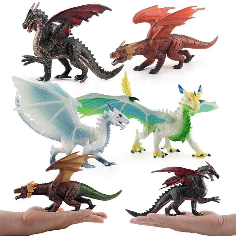 ドラゴン フィギュア 模型 人形 キッズ おもちゃ ホビー シミュレーション 動物 男の子 プレゼント コレクション インテリア ファンタジー 竜 ディスプレイ