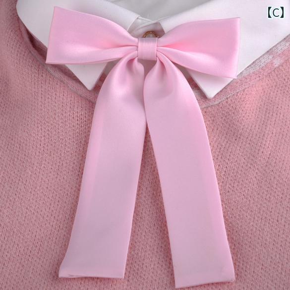 蝶 ネクタイ ボウタイ 学生 フォーマルファッション 結び目 JK ファッション カレッジ 風 ネクタイ ロープ 学生服 セーラー服 レディース