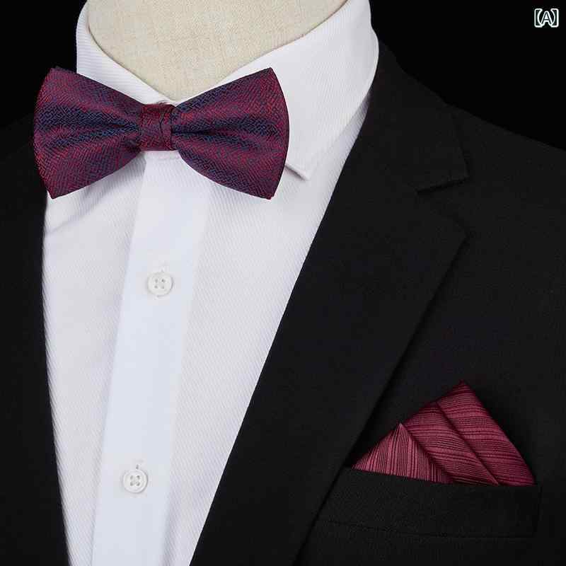 Y - 蝶ネクタイ ボウタイ ウエディング パーティ セレモニー フォーマル メンズ ファッション