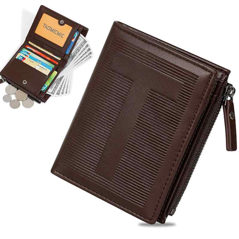 財布 レザー ウォレット カジュアル レトロ メンズ お父さん ショート ソリッドカラー メンズ 学生 ジ..