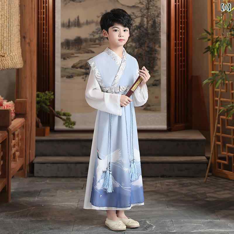 子供服 民族衣装 かわいい キッズ 男の子 唐装 韓服 春夏 男の子 中華風 子供 レトロ 衣装 中国 文化 ..