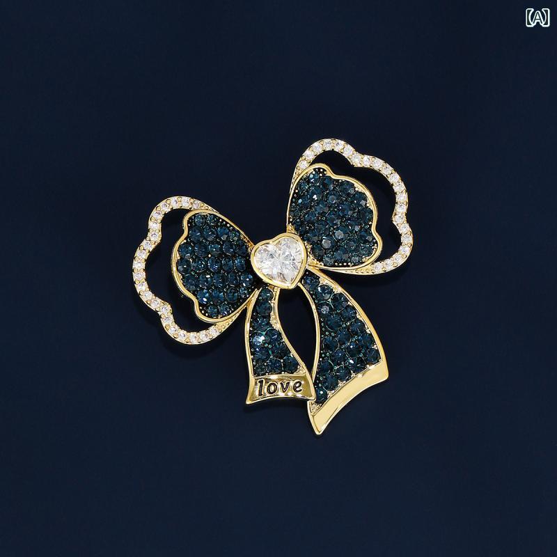 ブローチ セレモニー レディース おしゃれ 上品 ラブ ハイエンド コサージュ パール セーター ピン スーツ用 精巧 大きい バッジ