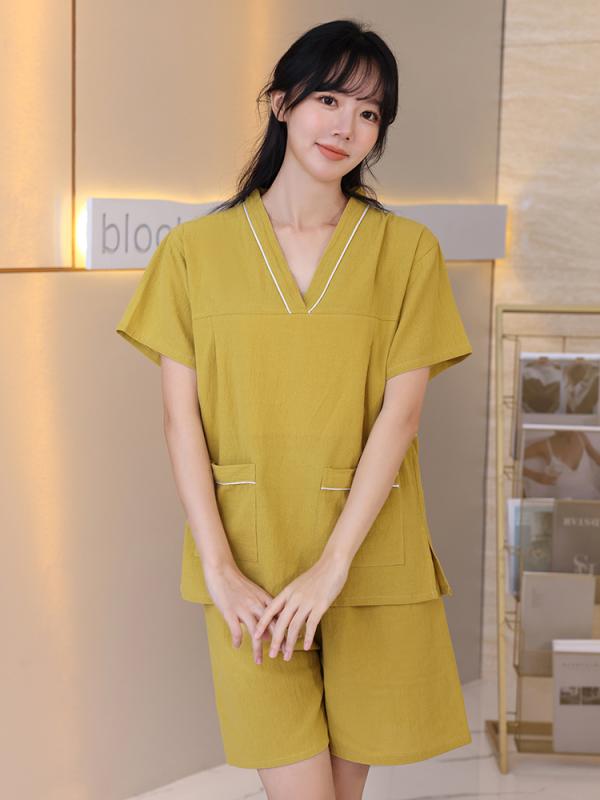 マッサージ ウェア 温泉 スーツ ウェア インナー ズボン ナイト ルーム パジャマ パンツ トップス セット 衣料品 メンズ レディース兼 ユニセックス