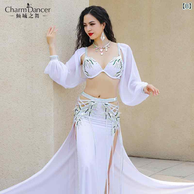 パフスリーブ フレンチ ダンス アリュールダンス ベリーダンス パフォーマンス ロ...
