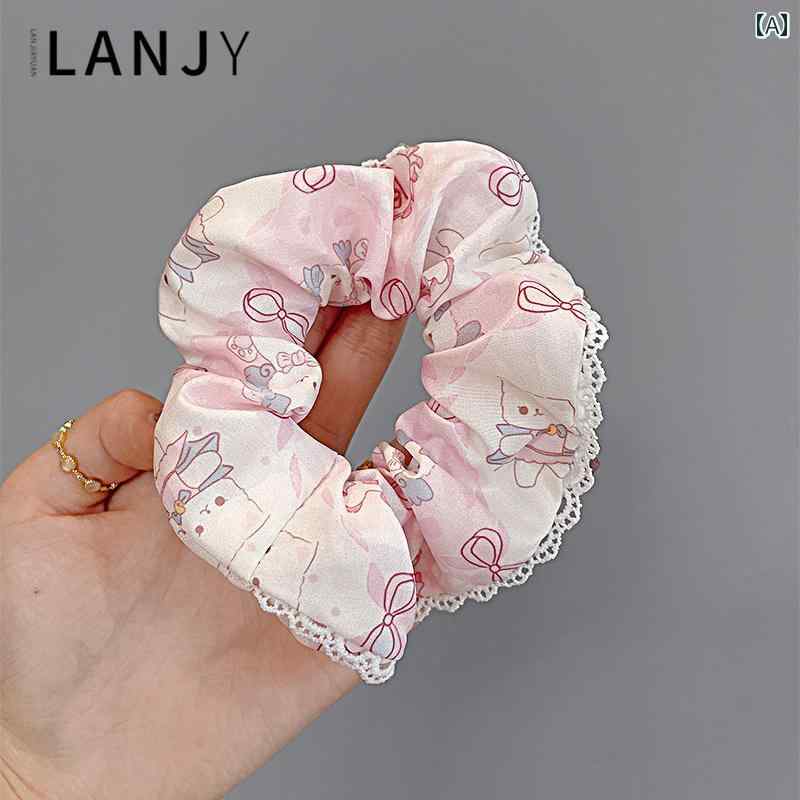 シュシュ 髪留め レディース クマ ヘア ゴム アクセサリー かわいい フェミニン ガーリー プレゼント ..