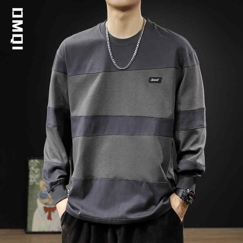 Rakuten - メンズ ロンT トレーナー 春 アメリカン レトロ 長袖 Tシャツ メンズ ゆったり 大きめサイズ 春秋 メンズ ラウンドネック スウェットシャツ