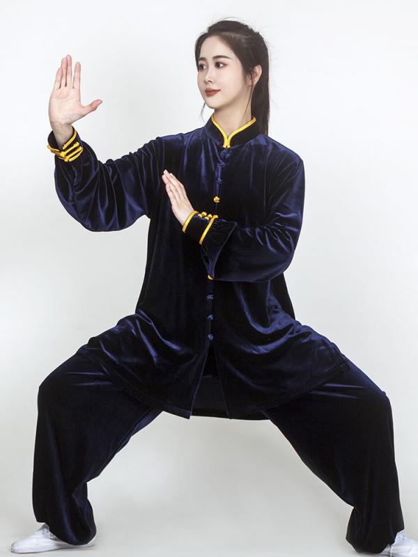 太極拳 カンフーウェア 中国 体操服 トレーニング 起毛 メンズ レディース パフォーマンス エレガント スポーツウェア