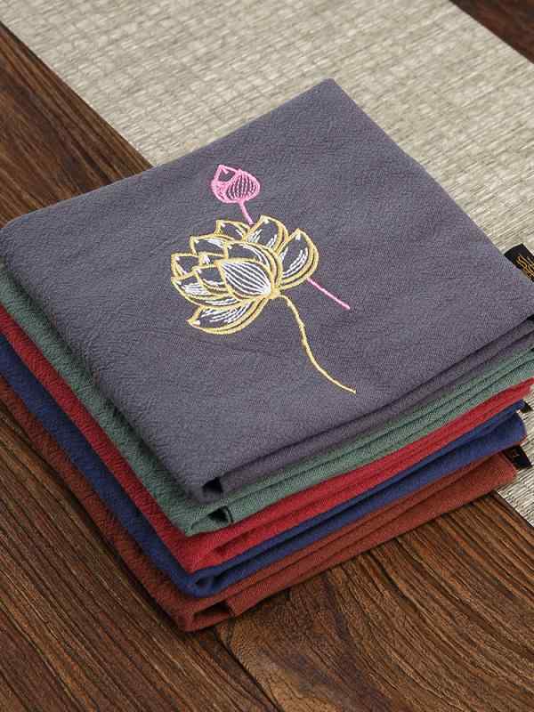 キッチン品 ランチョンマット テーブルクロス 刺繍 皿 トレイ 食器 シート 雑貨 小物 装飾品 配膳品 テーブルセンター 道具 レトロ コレクション