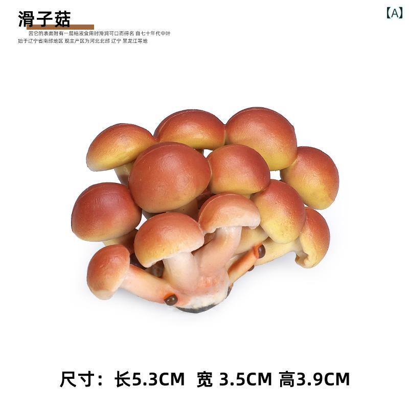 フィギュア 野生 キノコ 椎茸 おもちゃ 野菜 マツタケ タケノコ シーン 造園 装飾品 ギフト チック コレクション ユニセックス