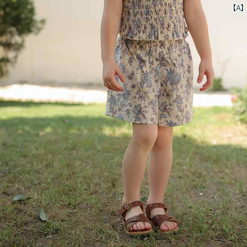 Other - キッズ 子供服 半袖ワンピース トップス パンツ カントリー風 ナチュラル かわいい おしゃれ 着やい 動きやい 外遊び 外出着 レジャー 海 アウトドア お祝い 学校 幼稚園 保育園