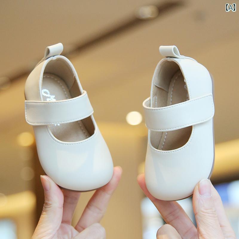 シューズ 靴 子供靴 キッズ 女児 赤ちゃん 幼児 ソフトレザー プリンセス 0から 2歳 ベビー 春 子供 革..
