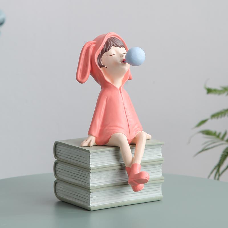 樂天商城 - インテリア 雑貨 置物 おしゃれ かわいい リビング ディスプレイ 女の子 装飾品 子供部屋 ベッドルーム デスク ルーム ホーム モダン シンプル 樹脂