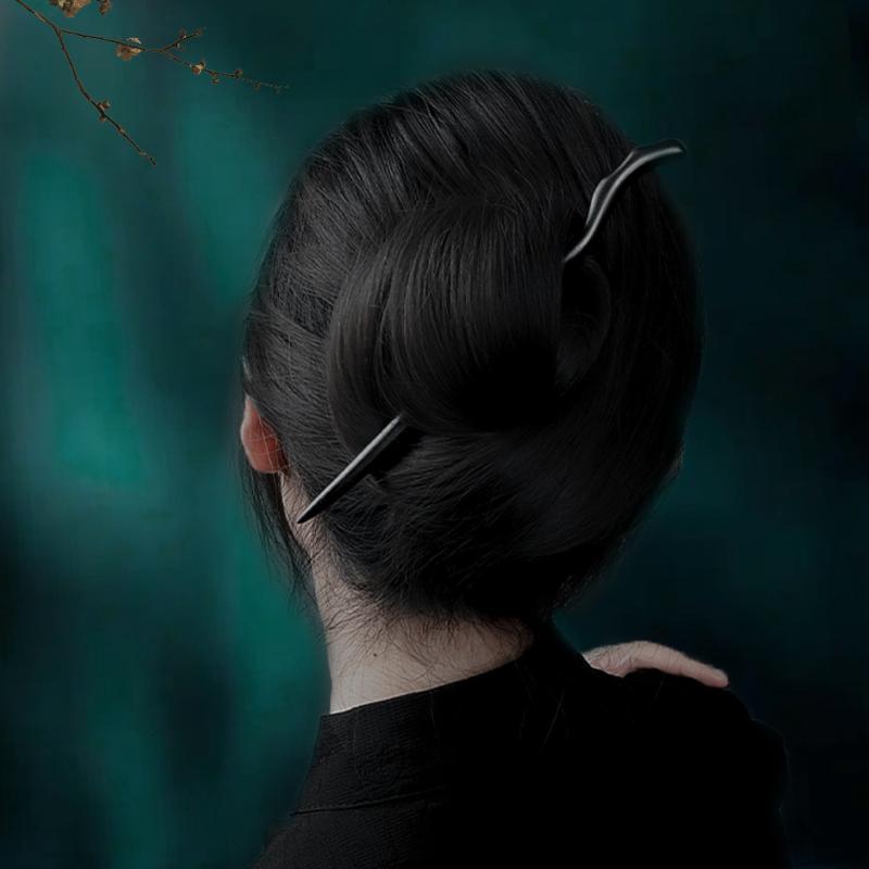 ヘアアクセサリー かんざし ヘアピン 木 ロング 手工 頭 髪飾り 髪留め 大人式 母の日 ギフト レトロ おしゃれ 簪 レトロ レディース シンプル クラシカ...