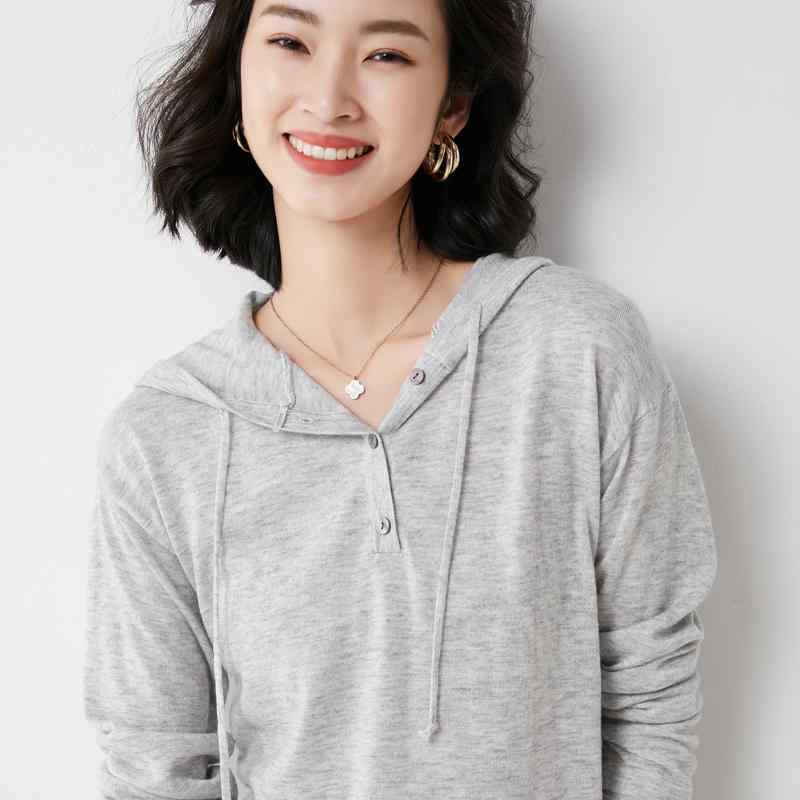 トップス シャツ パーカー セーター レディース カジュアル フレンチ 春秋冬 フード付き セーター 女性 スウェットシャツ フード付き レイヤリング 薄手 快適 セーター