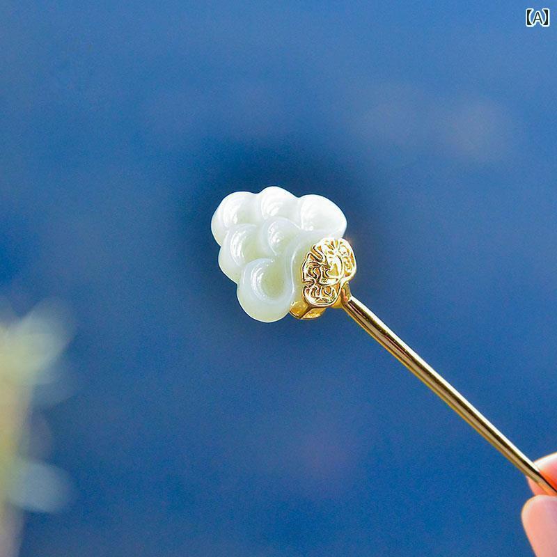 かんざし ヘアピン 髪飾り ヘアアクセサリー ホワイトデー 精巧 アップヘア 大人式...