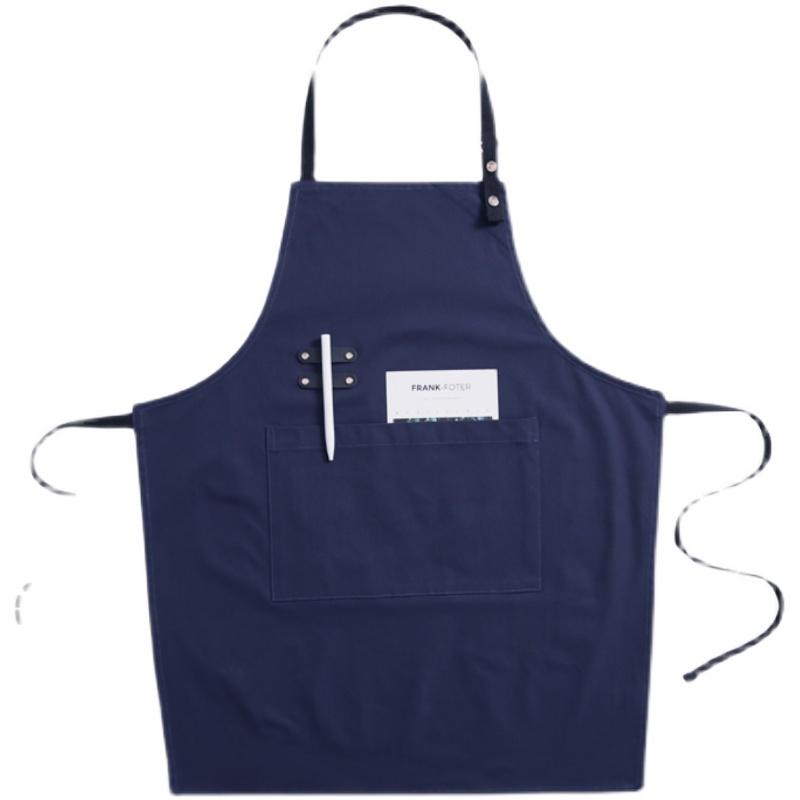 エン 前掛け 作業着 スモック 保護 DIY 花 調理 防汚 防水 家庭 キッチン カバー 生地 ガーデニング メ..