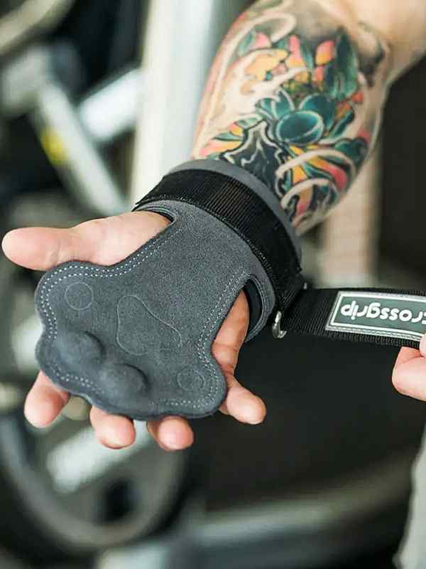 フィットネス 手袋 牛革 パワー ベルト メンズ 手首 サポート 鉄棒 懸垂 ハード プル 手のひら保護 猫..