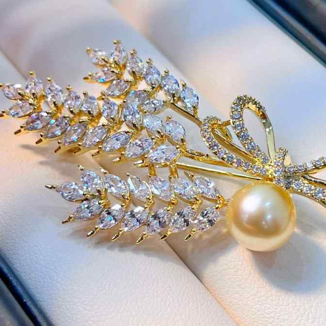 コート 秋 冬 ブローチ 美しい 小麦穂 エレガント 参観日 入学式 ギフト コサージュ 黄金 大麦 ファクトリー ストア