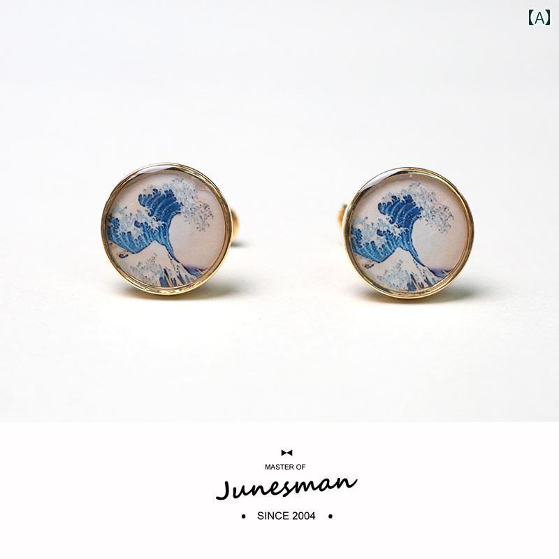 ファッション カフス ボタン クリップ ピン ...の紹介画像2