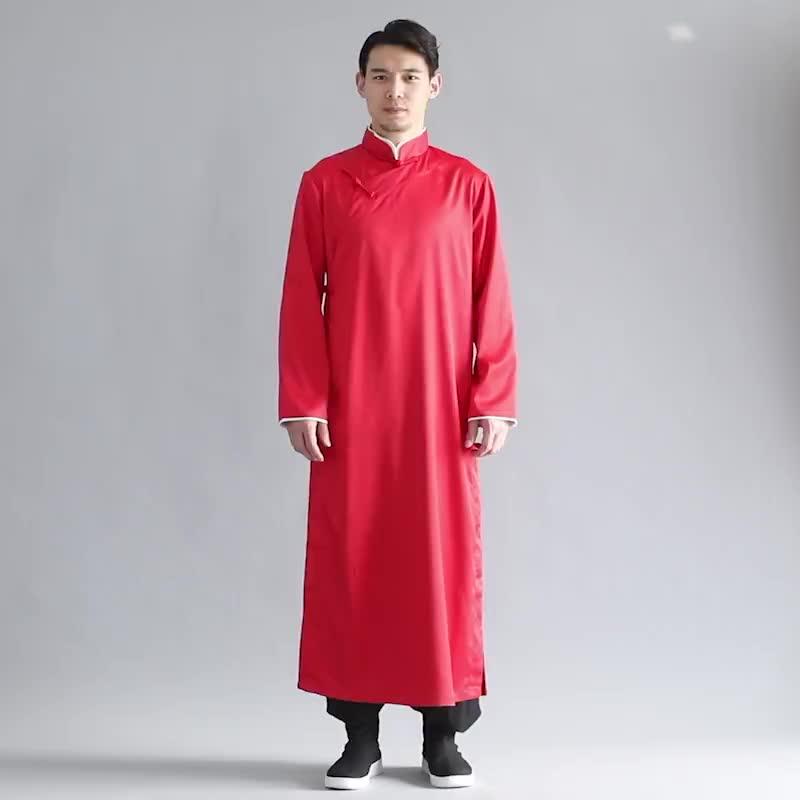 ジャケット メンズ 中華風 レトロ 紳士服 レトロ 衣装 唐 スーツ レトロ 民族風 服 サテン ガウン ロー..