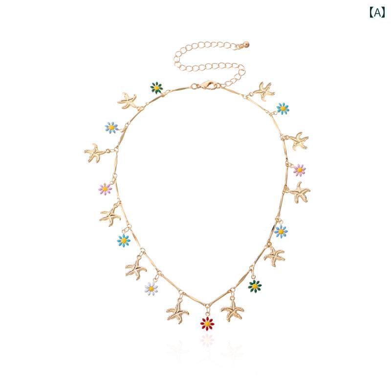 レディース カジュアル アクセサリー ネックレス ビーチ 水着 プール 海水浴 アクセ アメリカン ジュエ..