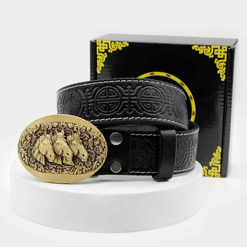 モンゴル ベルト 草原 立体 馬頭 銅 バックルベルト 最上層 牛革 エスニック モンゴル 特徴 アクセサリー